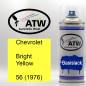 Preview: Chevrolet, Bright Yellow, 56 (1976): 400ml Sprühdose, von ATW Autoteile West.